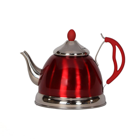 Renberg Teapot Kettle, 1.5L, Red-Royal Brands Co-