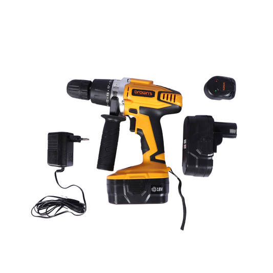 Browns 18V Cordless With Case / Yellow