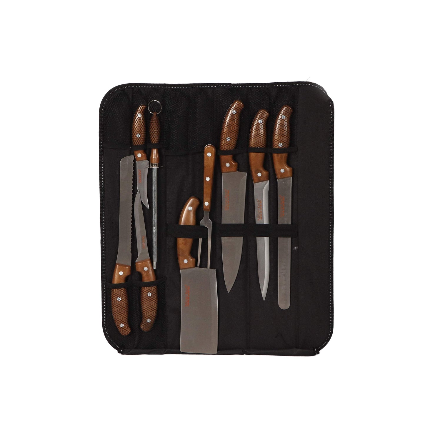 Muller Koch 10PCS Stainless Steel Knife Set with Carrying Case-Royal Brands Co-