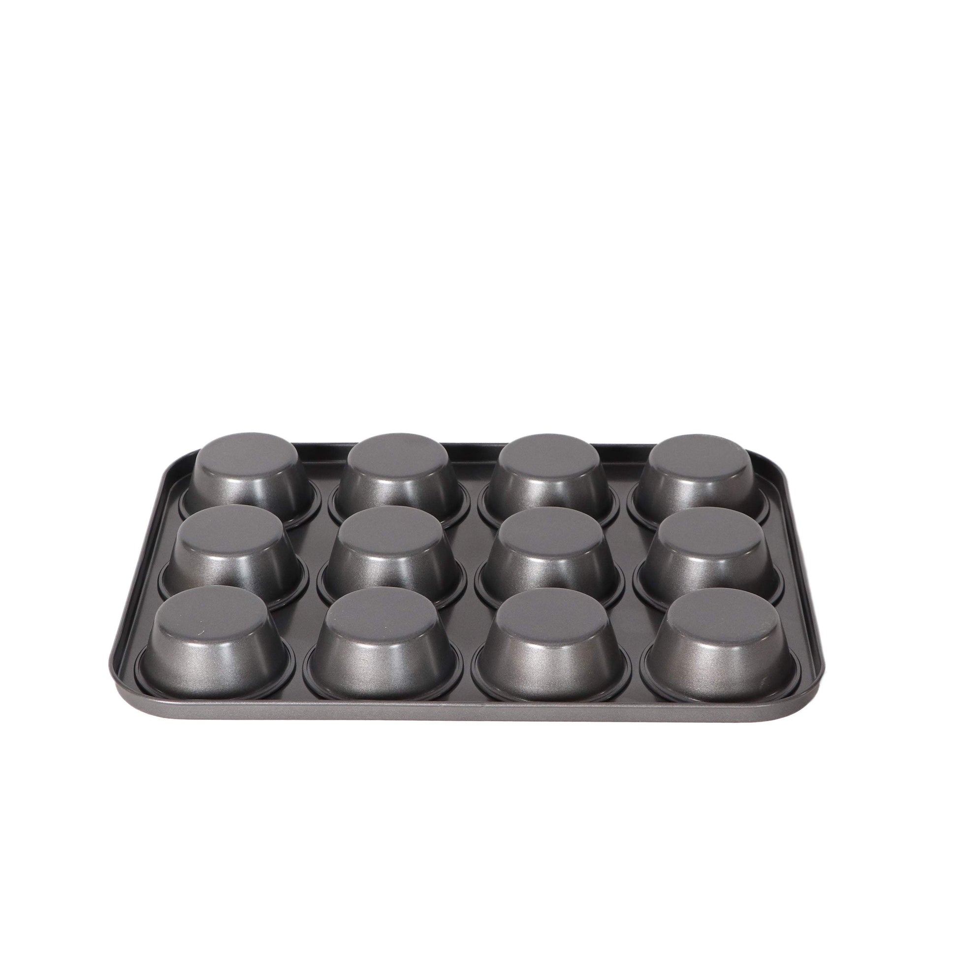 Bergner 12-Cup Oven Muffin & Cupcake Pan Steel-Royal Brands Co-