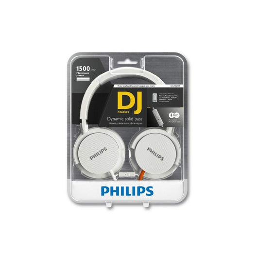 Philips SHL3060 Headphones, White-Royal Brands Co-
