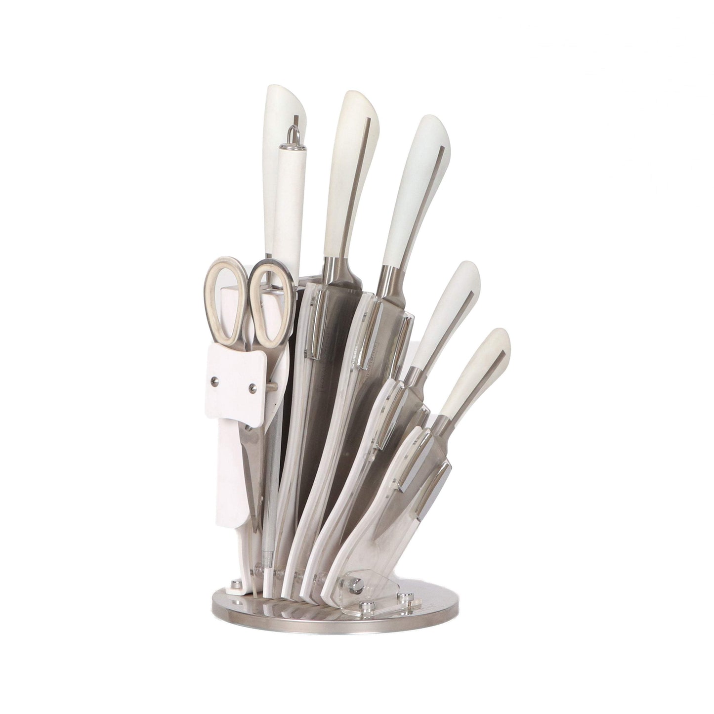 Royalty Line 8 Pcs Stainless Steel Knife Set with Stand-Royal Brands Co-