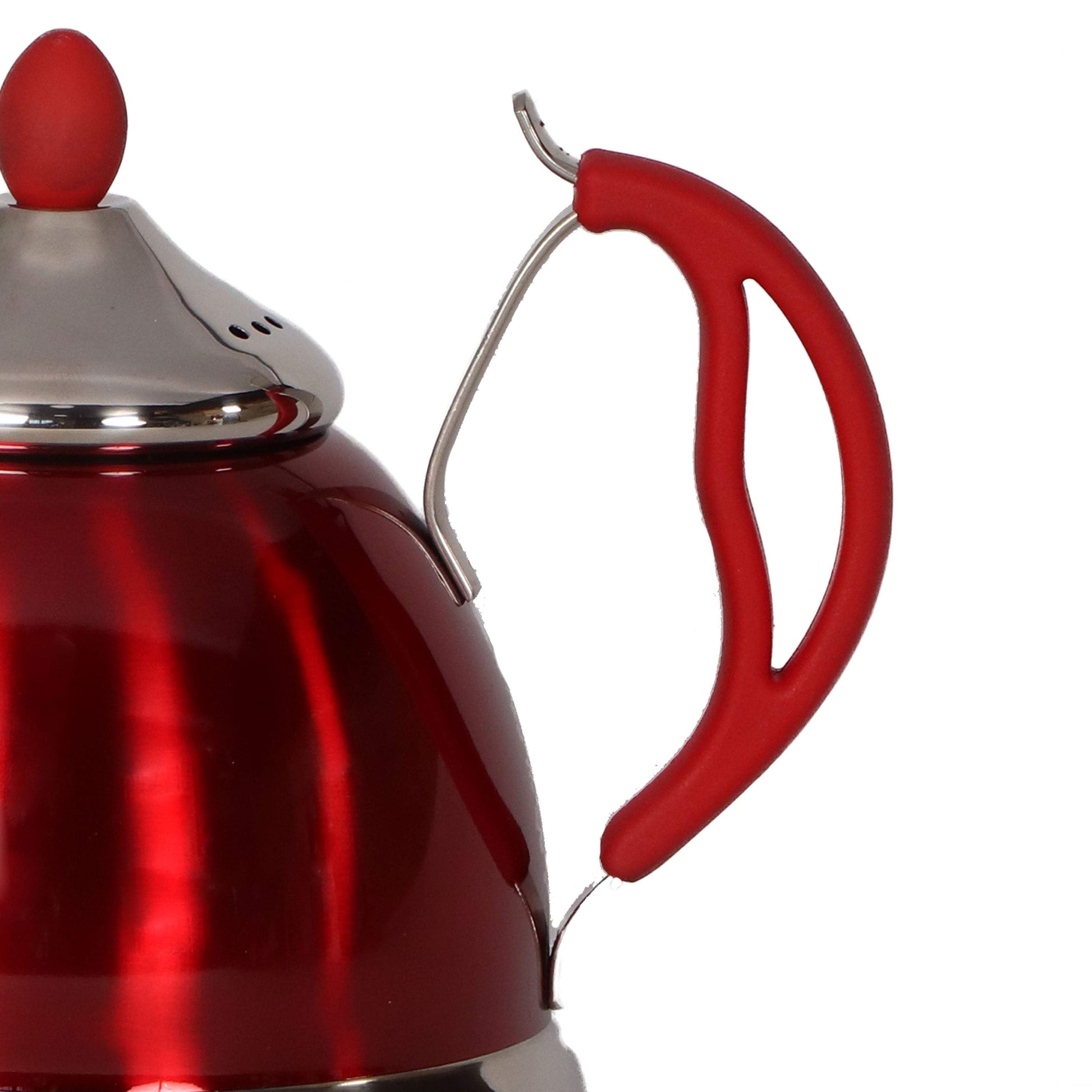 Renberg Teapot Kettle, 1.5L, Red-Royal Brands Co-