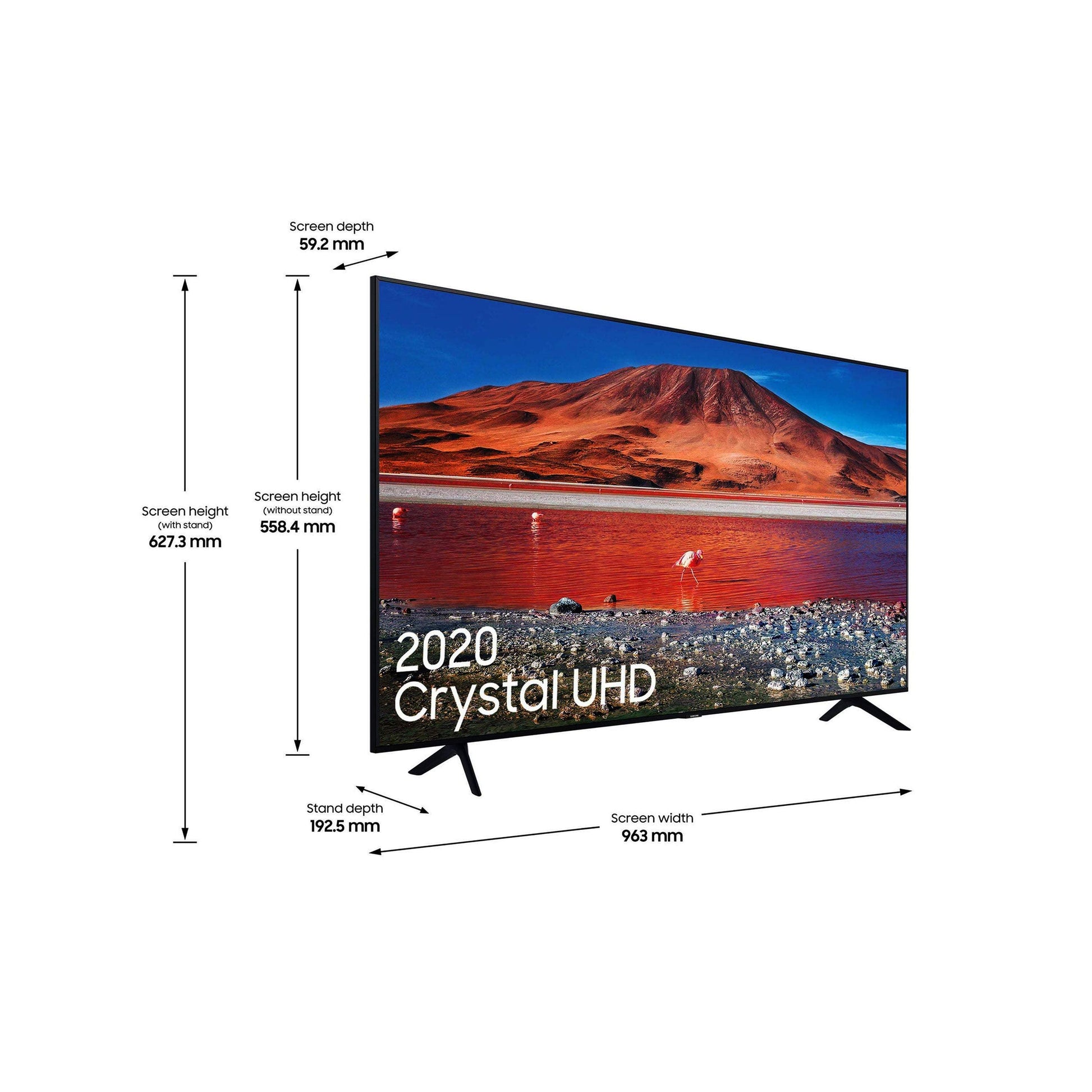 Samsung 75" TU7100 Crystal UHD 4K HDR Smart TV (2022)-Royal Brands Co-