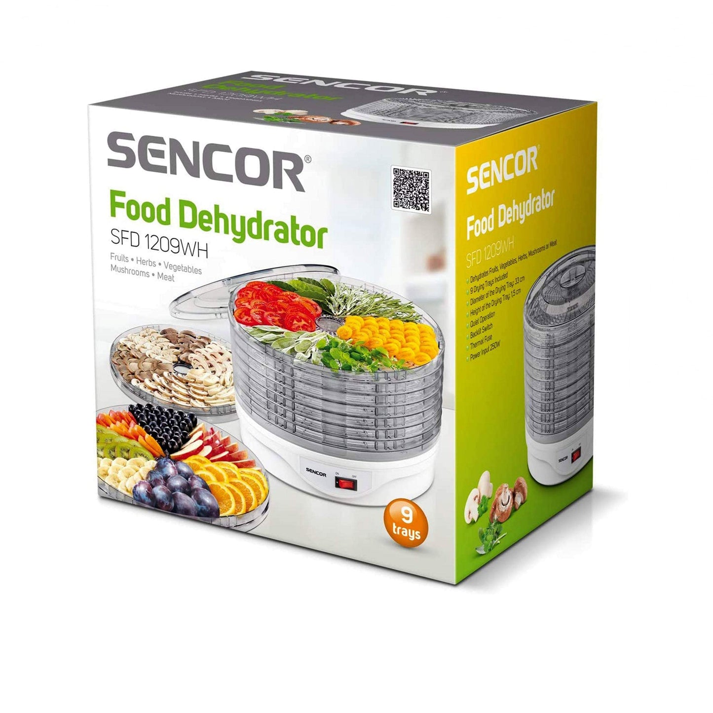 Sencor Food Dehydrator 9 Tray-Royal Brands Co-