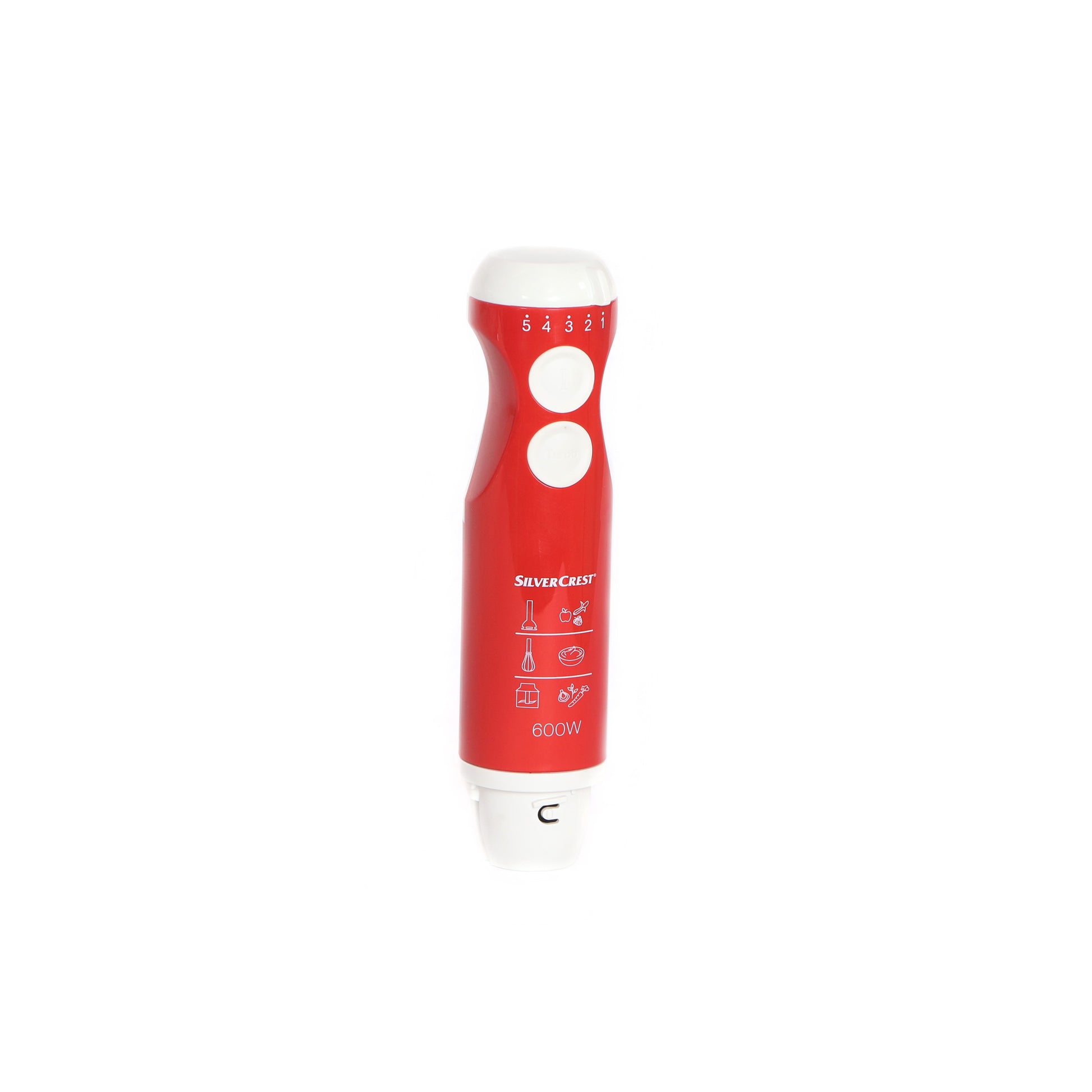 Silvercrest Powerful Hand Blender Set 600w Red-Royal Brands Co-