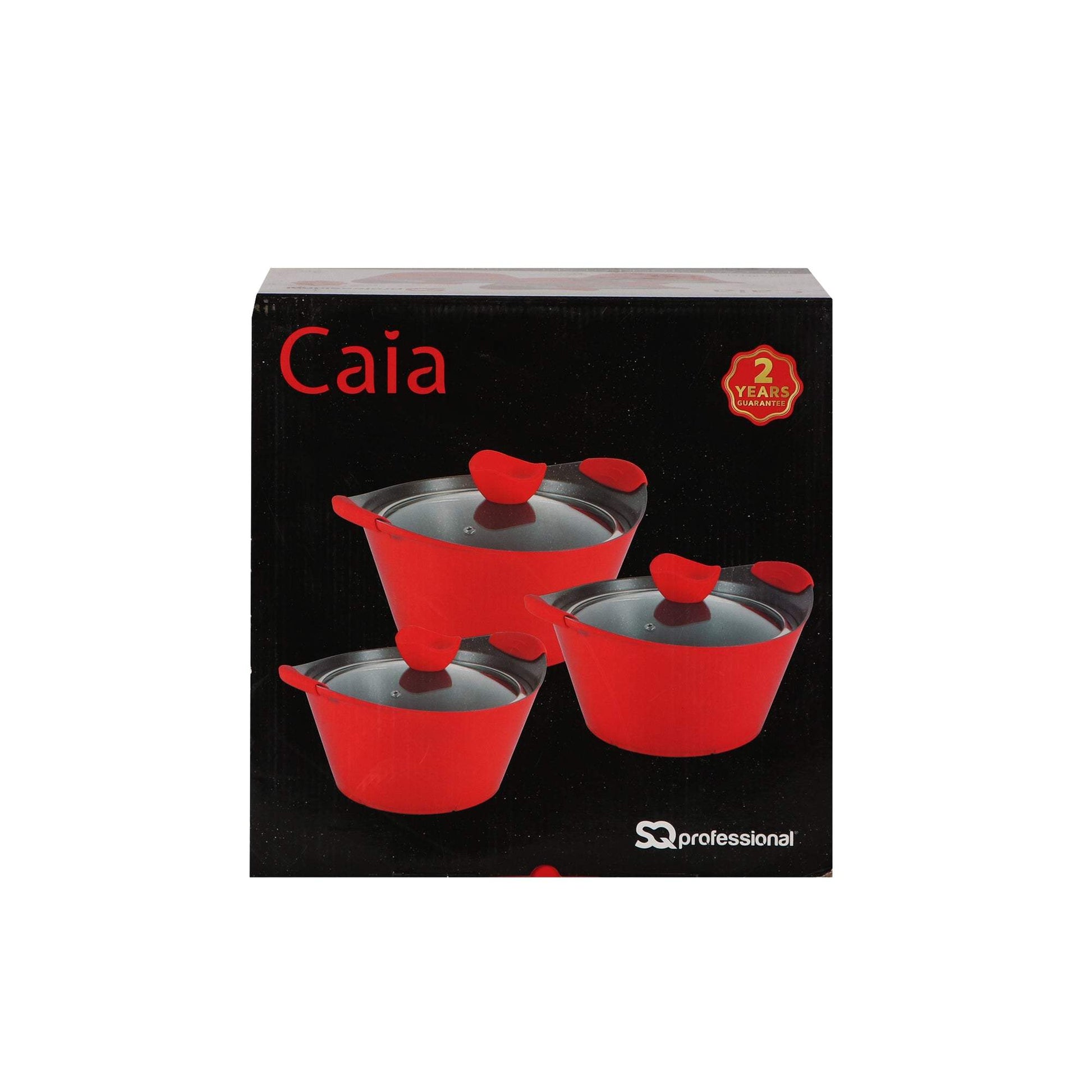 Caia 3pc Die-cast Non-stick Marble Coated Stockpot Set with Glass Lids-Royal Brands Co-