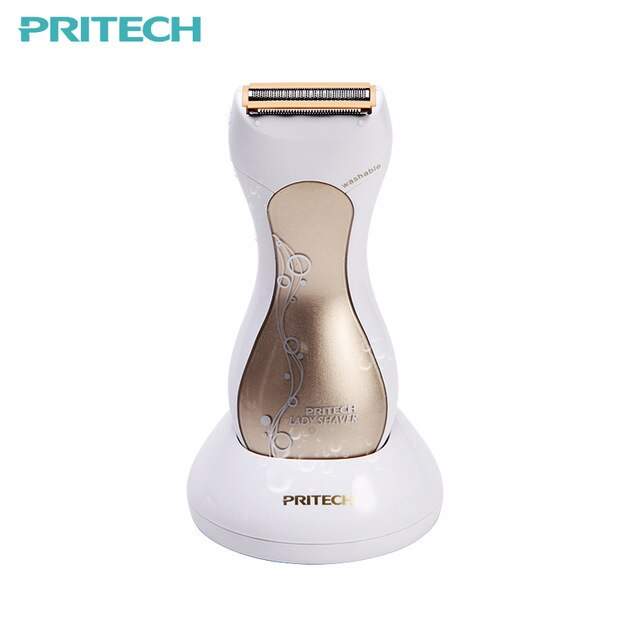 PRITECH LD-9987A Rechargeable Washable Lady Shaver Electric Hair Remover-Royal Brands Co-