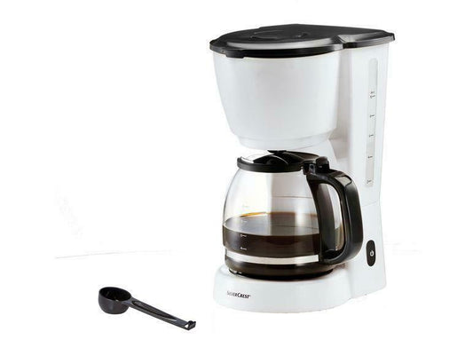 SilverCrest American Coffee Maker with Filter, with Non-Stick Coating - White